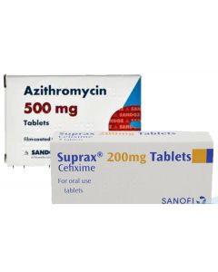 Cefixime (Suprax) With Azithromycin